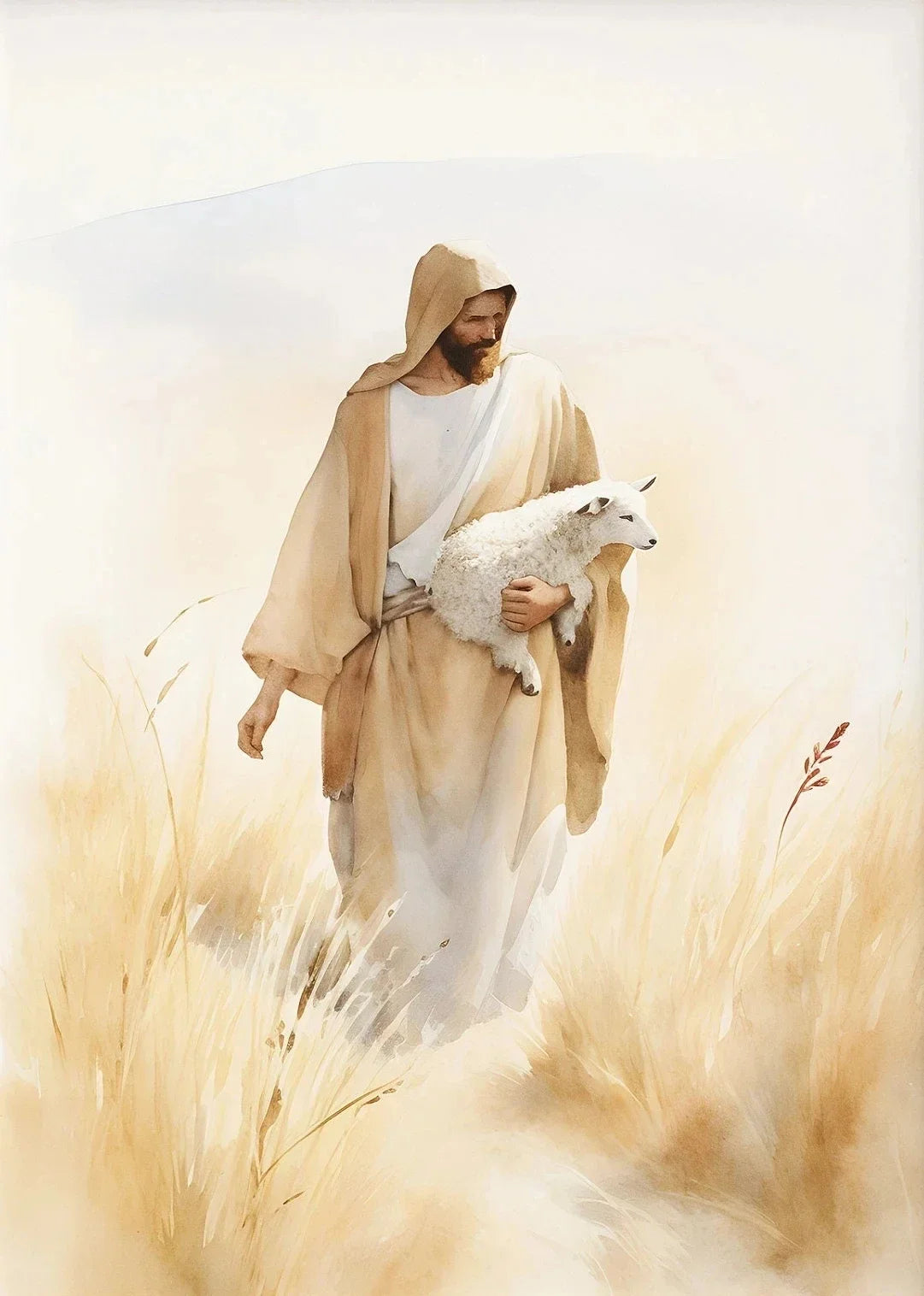 Jesus Walking on Water Canvas Wall Art | Biblical Home Decor