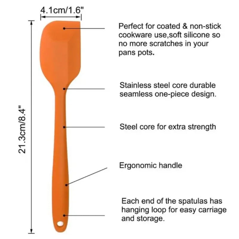 Silicone Spatula – Heat Resistant Non-Stick Baking Tool