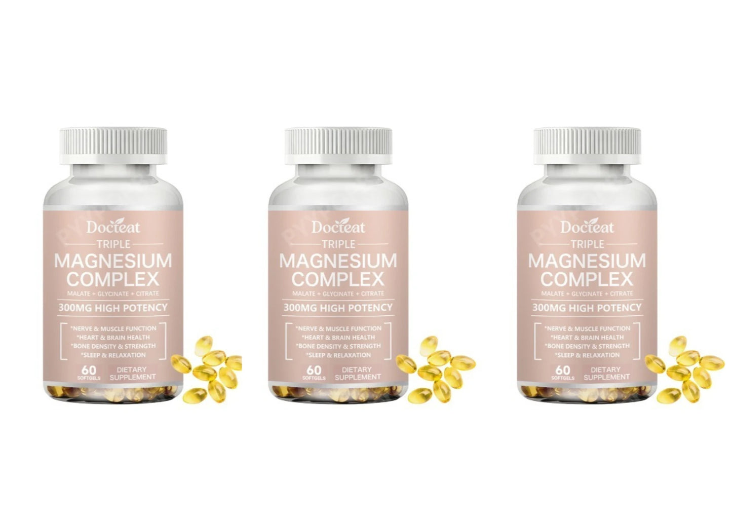 Triple Magnesium Complex Softgels – Daily Balance for Adults