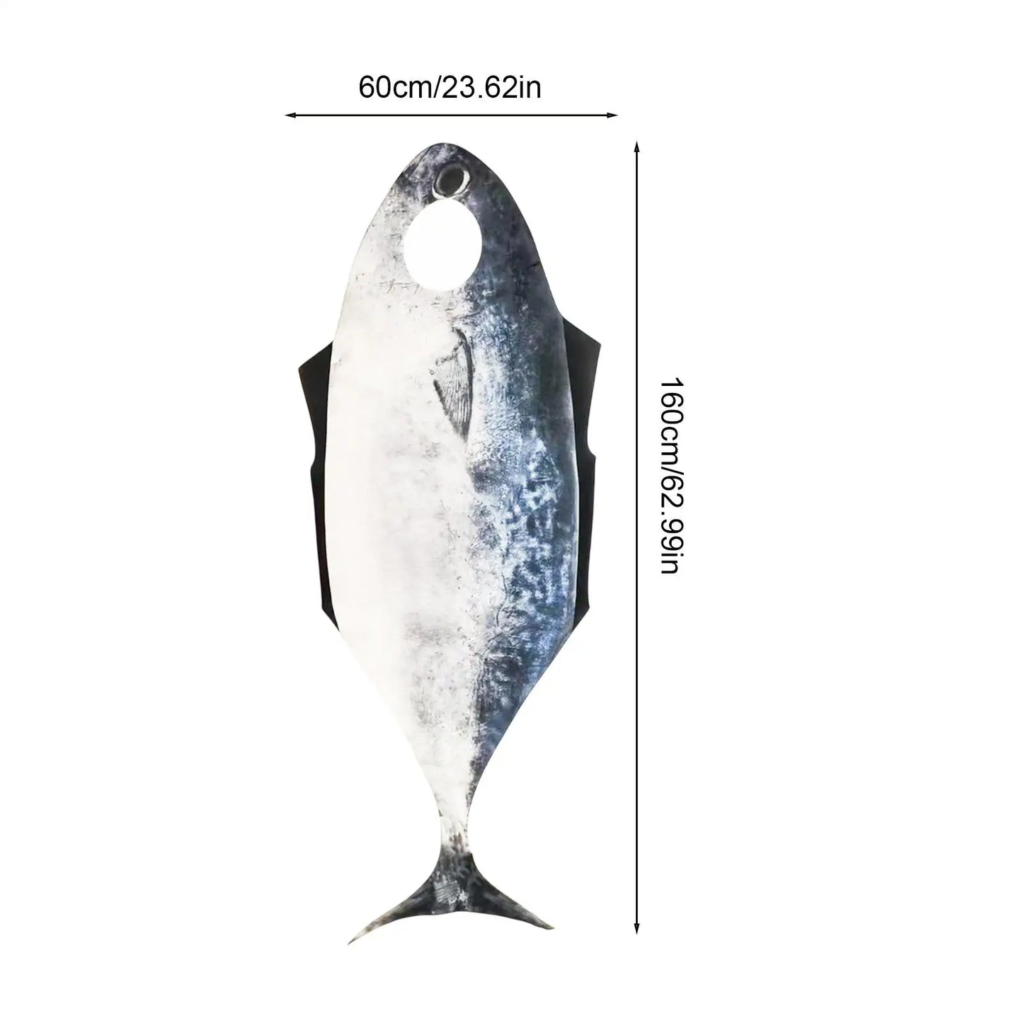 Salmon Fish Costume for Adults | Funny Carnival Party Outfit Adult Fish Costume Peaceful Pleasures Health and Wellness