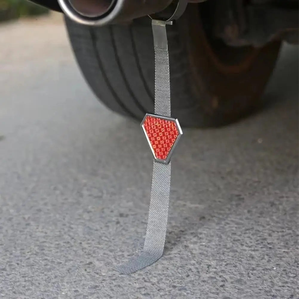 Car Static Eliminator Static strip With Small Triangular Reflective Metal Strip Car Anti-static Grounding Strip Peaceful Pleasures Health and Wellness