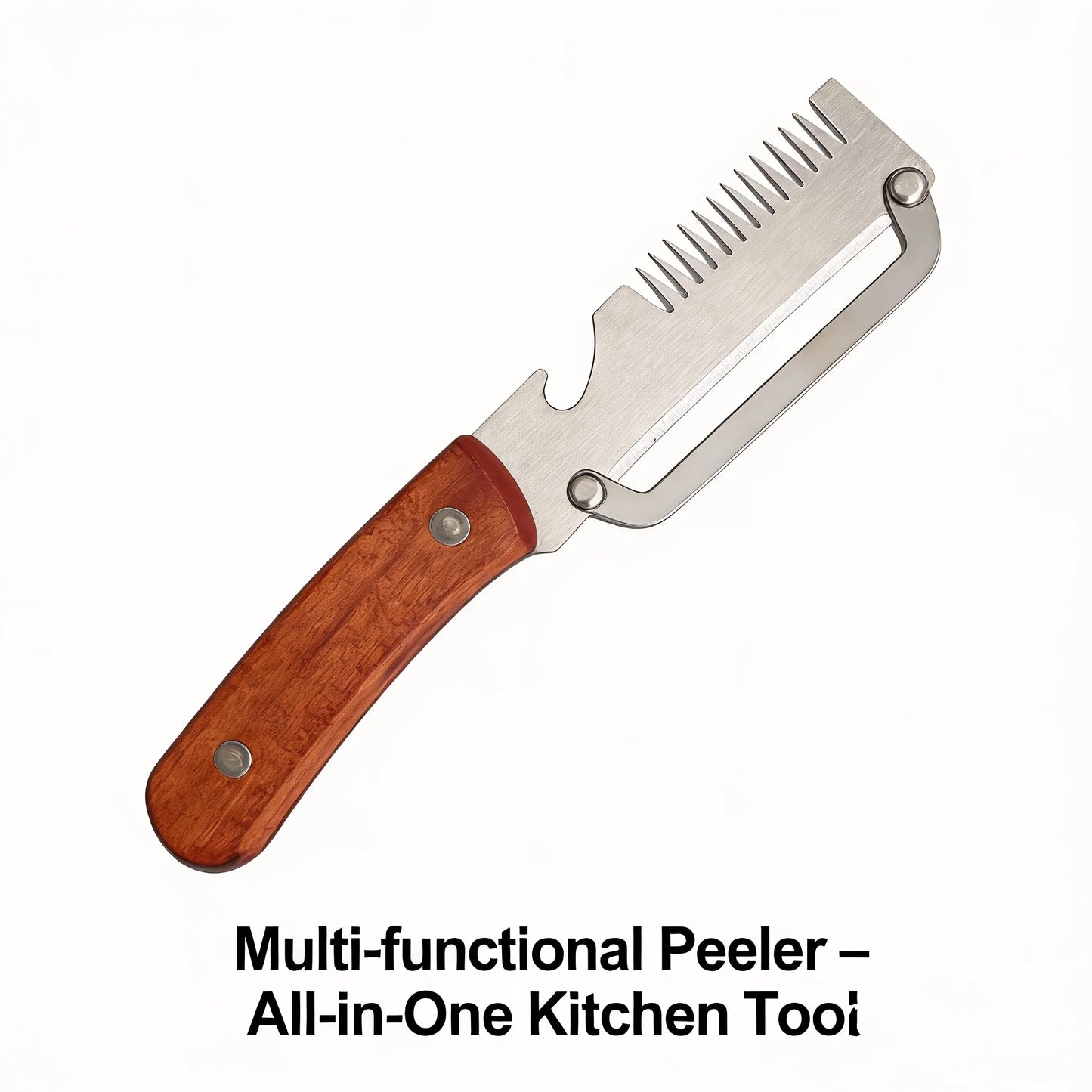 3-in-1 Vegetable Peeler Stainless Steel with Bottle Opener