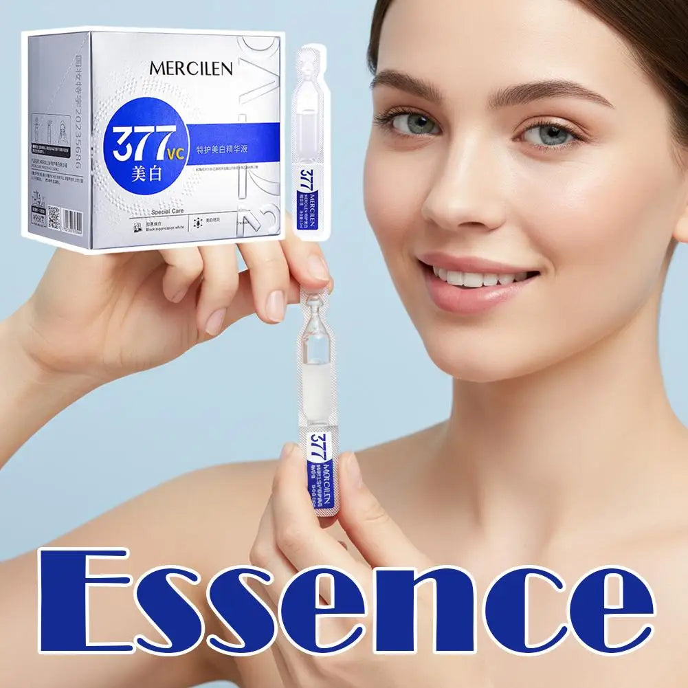 30Pcs Reduce Wrinkles Skin Base Essence Face Care Moisturizing Brighten Delicate Smooth Shrink Pores Face Serum Beauty Skincare Peaceful Pleasures Health and Wellness