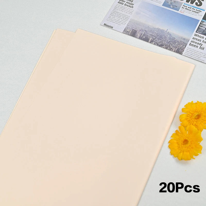 20Pcs Waterproof Two-Sided Floral Wrapping Paper 58×58cm