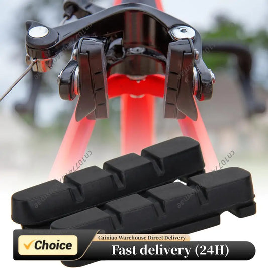 1-5 Pair 450TCR Road Bike Brake Pads 54mm for Alloy Rims Compatible with Dura Ace/Ultegra/105 Cartridge Lightweight (17g) Peaceful Pleasures Health and Wellness