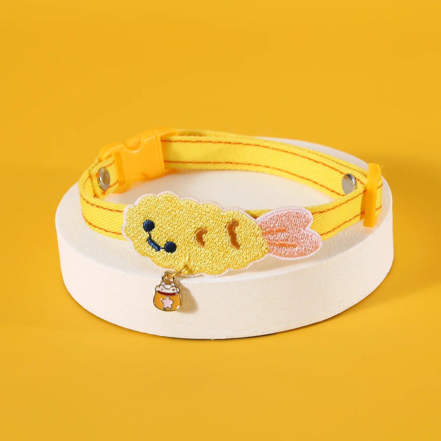 Sushi Embroidery Cat Collar – Adjustable Breakaway Safety Necklace
