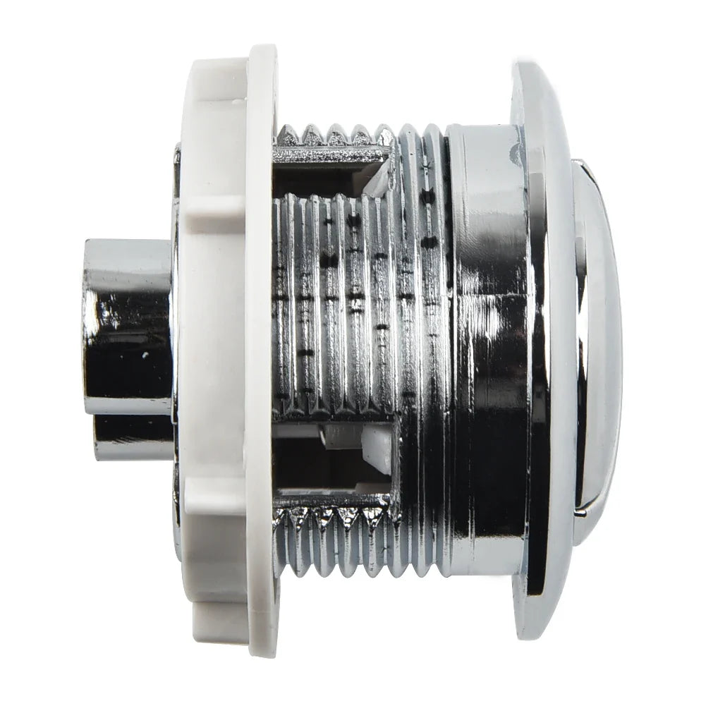 Dual Push Button Toilet Flush Switch – 38/48/58mm ABS Crescent