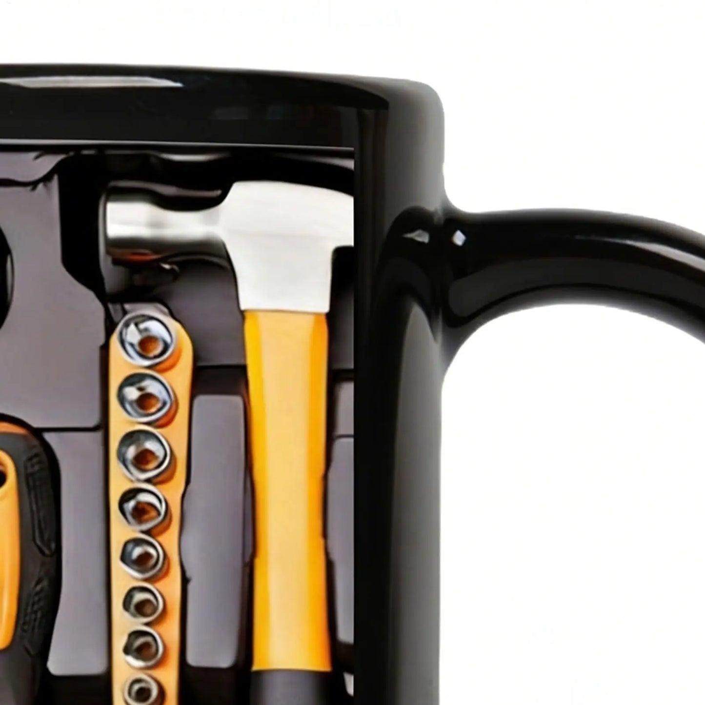 Mechanic Toolbox Coffee Mug | C-Handle Ceramic Cup 11oz Gift