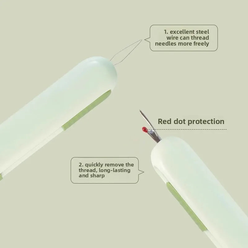 2-in-1 Needle Threader & Thread Cutter | Sewing Tool