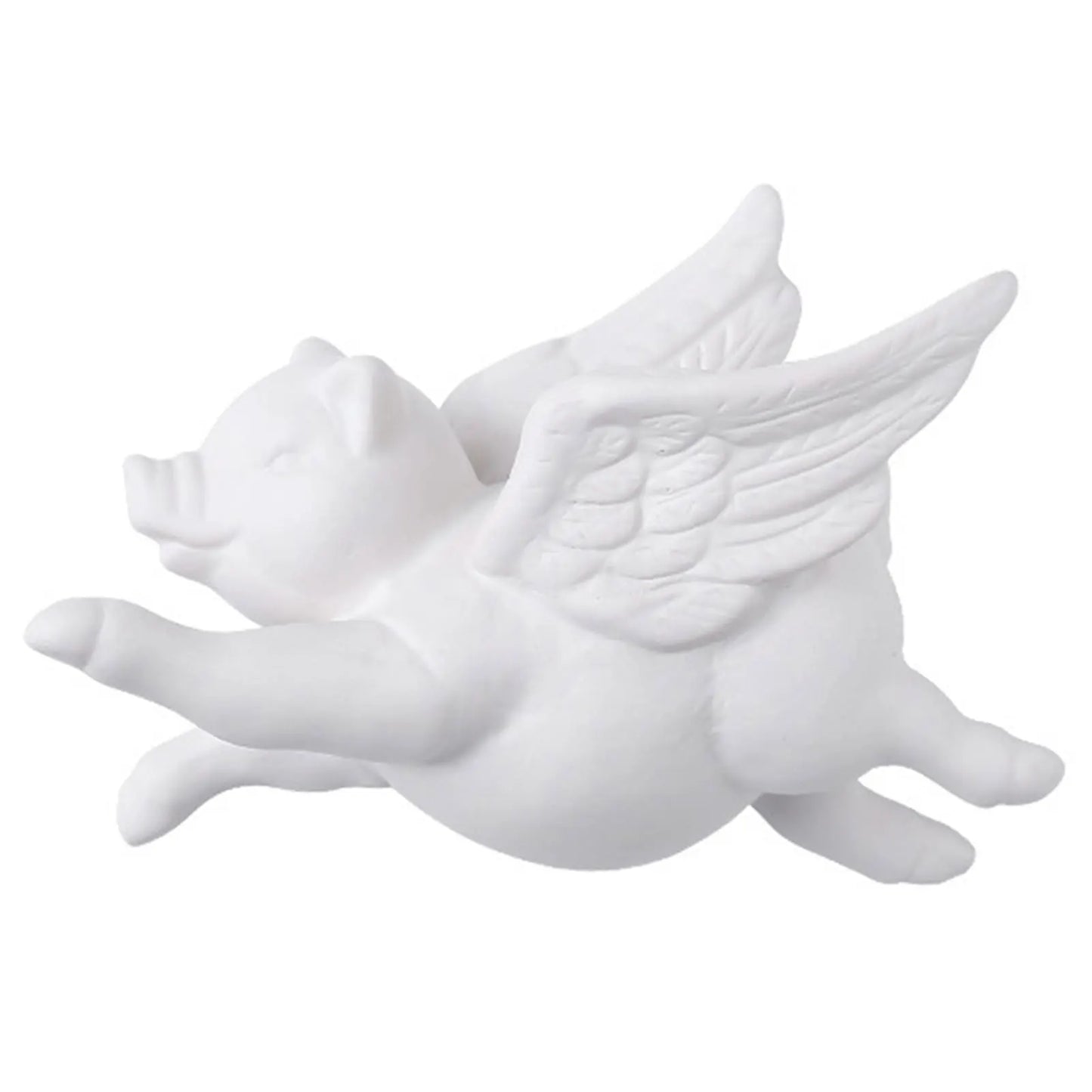 Ceramic Flying Pig Wall Decor | 3D Nordic Hanging Ornament