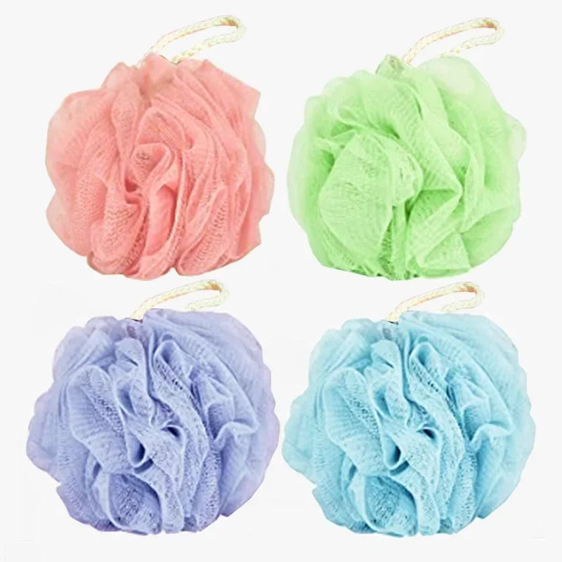 Exfoliating Mesh Bath Sponge Puff Body Scrubber | Shower Ball