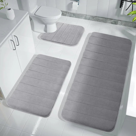 Memory Foam Bath Mat – Non-Slip Super Absorbent Bathroom Rug Memory Foam Bath Mat Peaceful Pleasures Health and Wellness