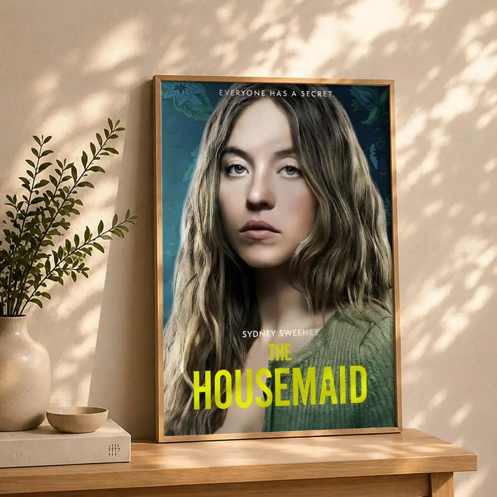 Movie T-The HousemaidS Poster HD Self Adhesive Waterproof Wall Art Ideal for Home Office Dorm Bedroom Great Gift Peaceful Pleasures Health and Wellness