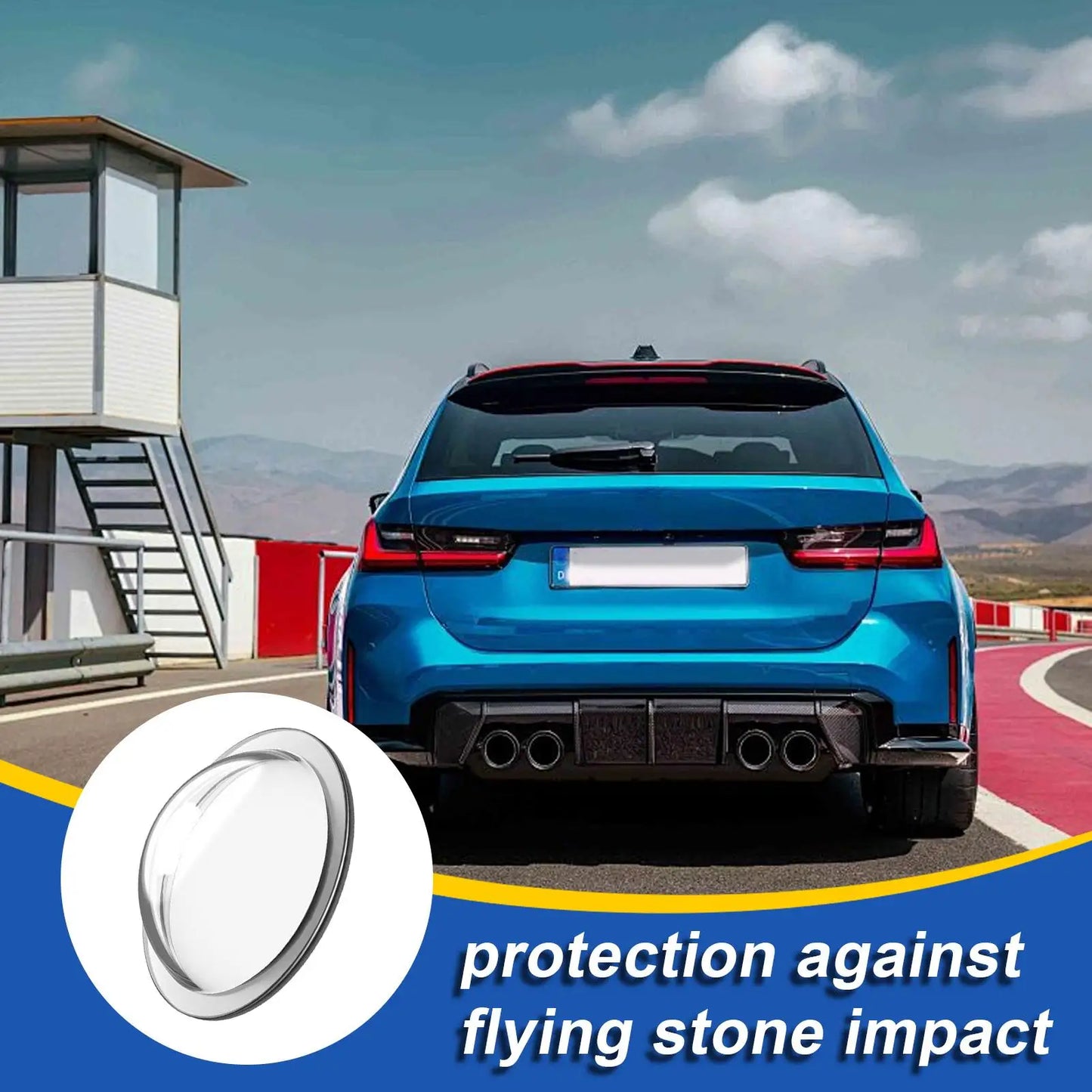 Car Front Camera Lens Protector 2PCS – Scratch Resistant Cover