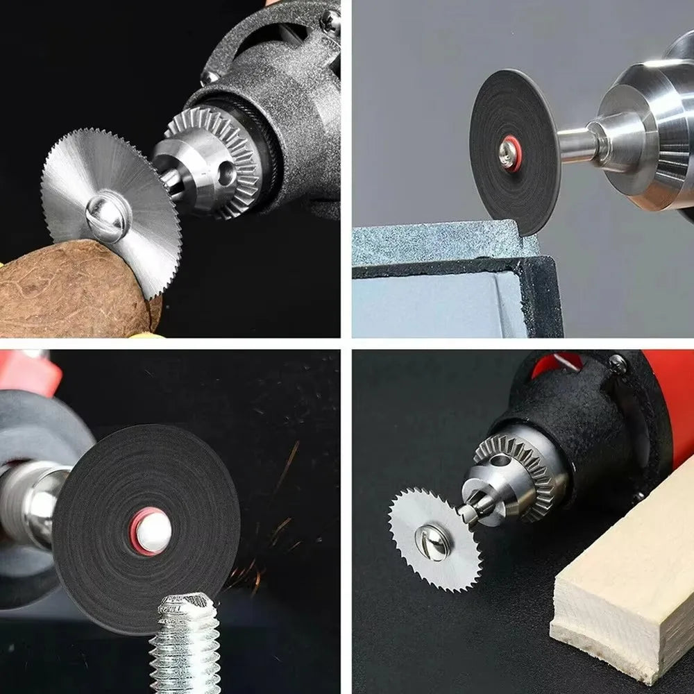 Rotating Tool Cutting Wheel Including HSS Circular Saw Blades Resin