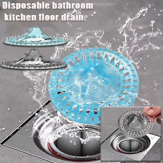 Iceberg Mesh Drain Hair Catcher 10/20 Pack – Anti-Clog Sticker Drain Hair Catcher Peaceful Pleasures Health and Wellness