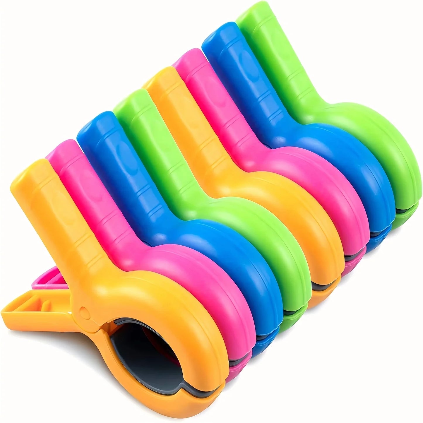 Heavy Duty Beach Towel Clips for Chair, Pool & Cruise (4/8 Pack)