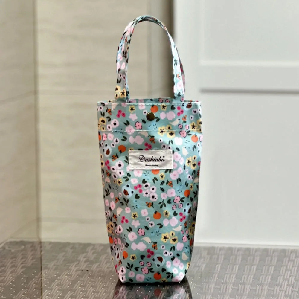 Cute Insulated Water Bottle Carrier Pouch | Cup Sleeve Bag