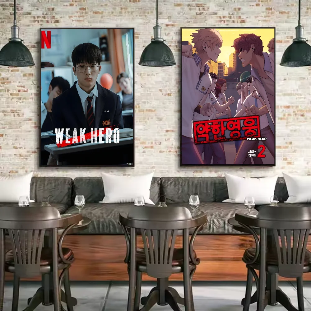 Korea W-Weak Hero Class 2 Poster HD art sticky wall waterproof home living room bedroom bar aesthetic decoration Peaceful Pleasures Health and Wellness