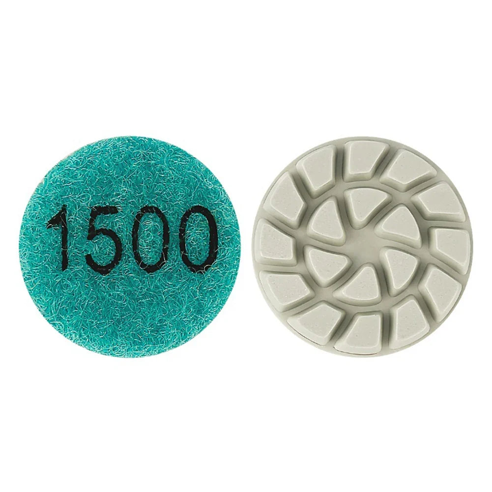 1" 25mm Wet Dry Polishing Pad – Marble Granite Concrete 7 Grits