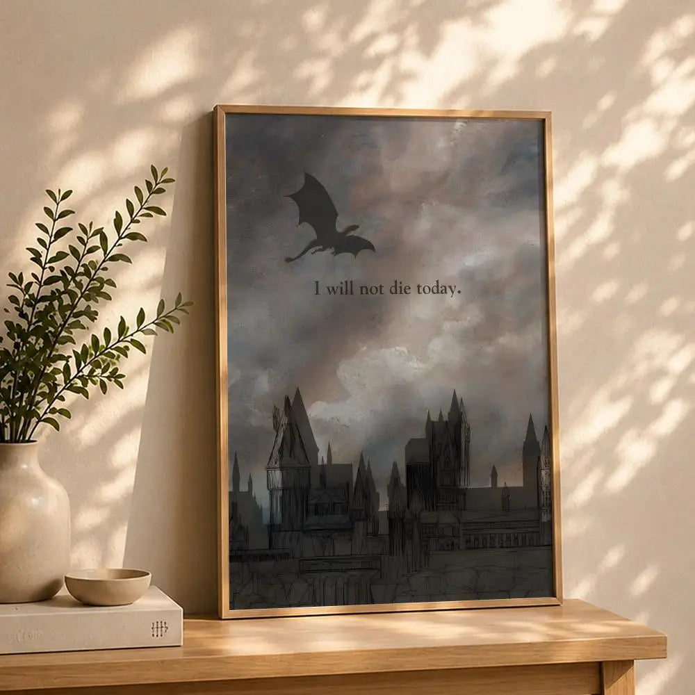 Fourth Wing HD Wall Poster – Self-Adhesive Waterproof Art Wall Art Poster Peaceful Pleasures Health and Wellness White7 15X20cmNoframe