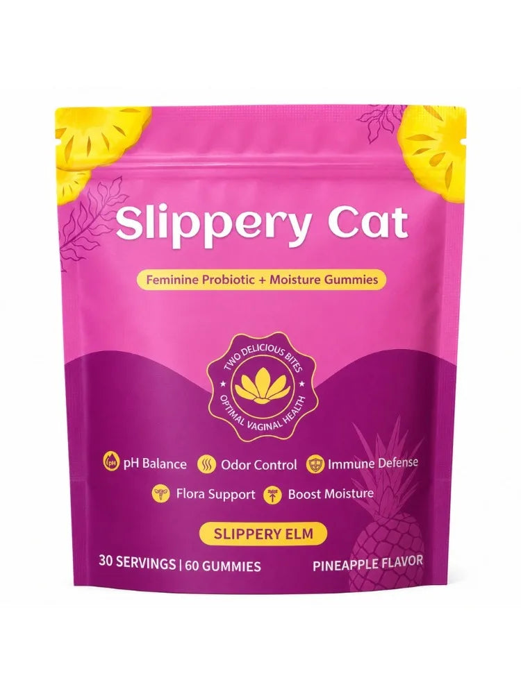 Women's Probiotic Gummies | pH Balance, Slippery Elm, Vegan 60ct