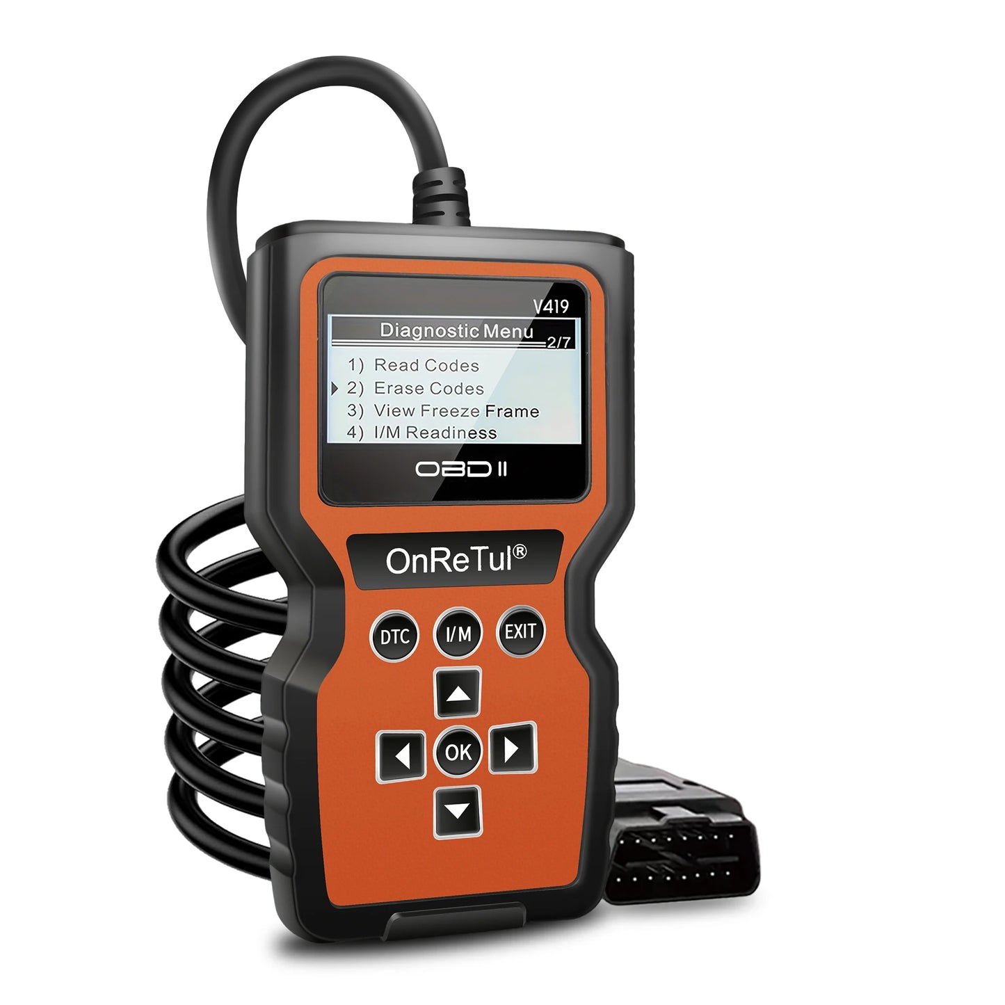 Obd2 Diagnostic Scanner with Functions of Reading and Erasing Fault Codes, Checking I/M Readiness, Vehicle Information, and Voltage Testing - Compact and Durable Design, Compatible with All Obdii/Eobd Cars, Trucks, and Suvs M Peaceful Pleasures Health and Wellness YELLOW