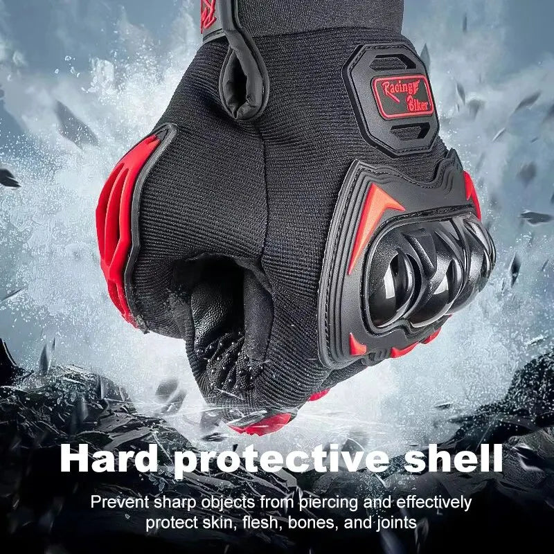 Full Finger Motorcycle Gloves – Waterproof, Windproof, All-Season