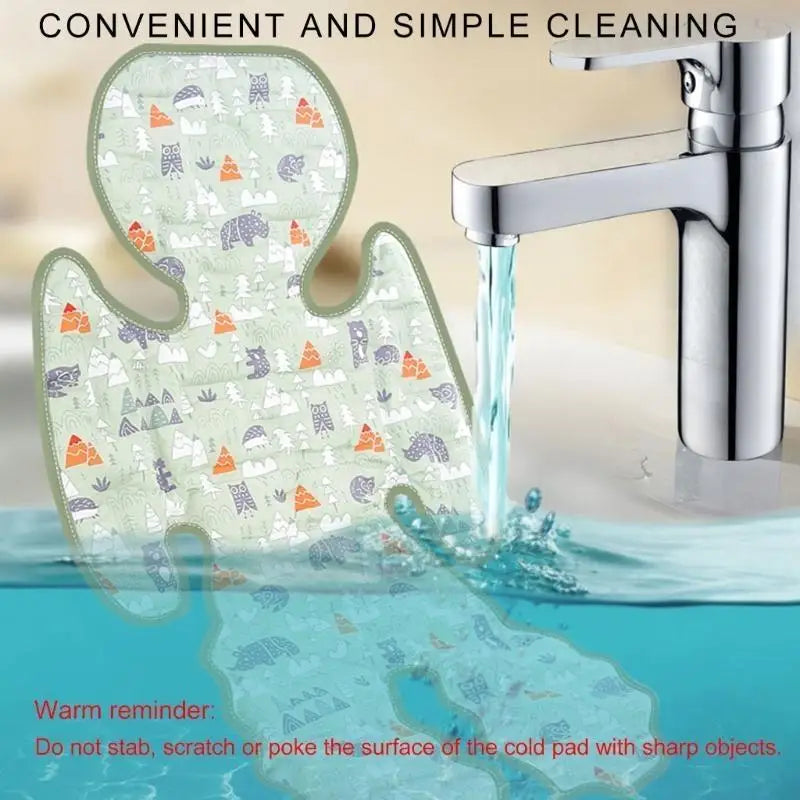 Baby Cooling Seat Pad – Breathable Cotton for Prams & Car Seats