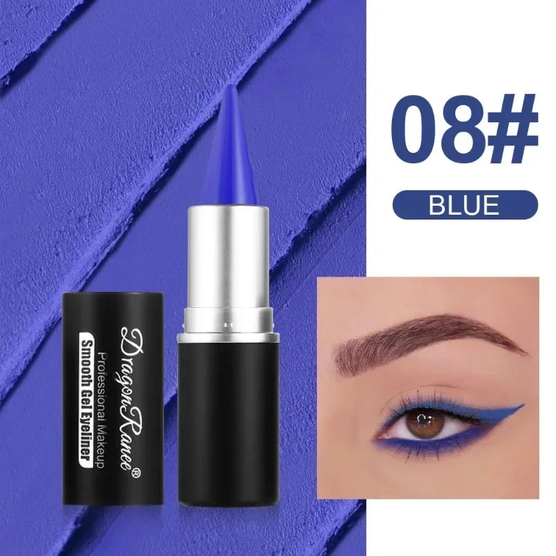 High Pigment Matte Waterproof Gel Eyeliner Pencil | Multi-Color