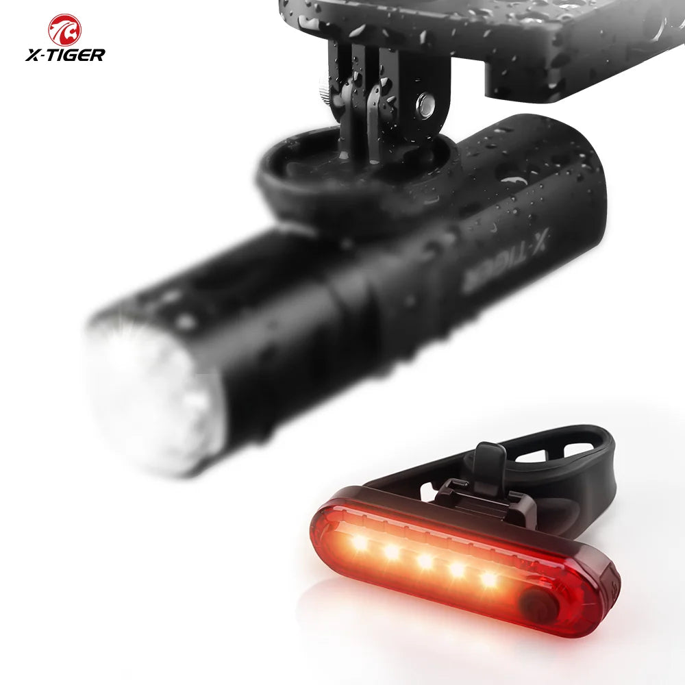 X-TIGER 800LM Rechargeable Bike Front Light – IP66 Waterproof