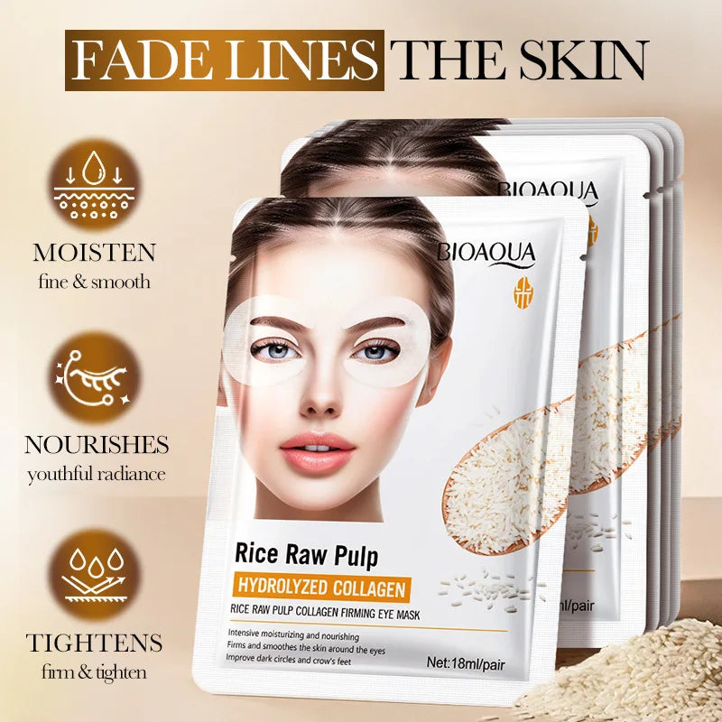 BIOAQUA White Rice Eye Gel Patches – Dark Circles & Wrinkles