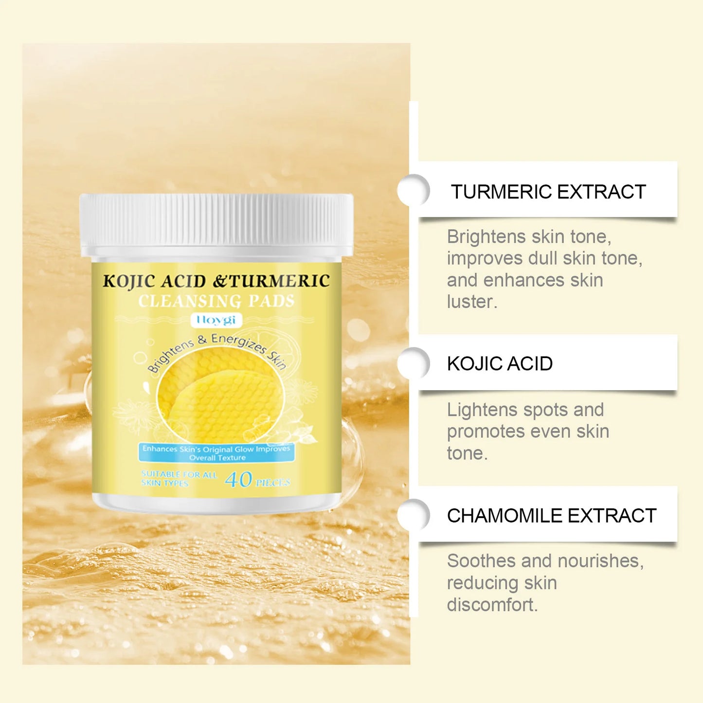 Turmeric Cleanser Oil Control Dark Spot Removal Anti Acne Deep Cleansing Shrink Pore Brightening Moisturizing Vitamin C Cream Peaceful Pleasures Health and Wellness
