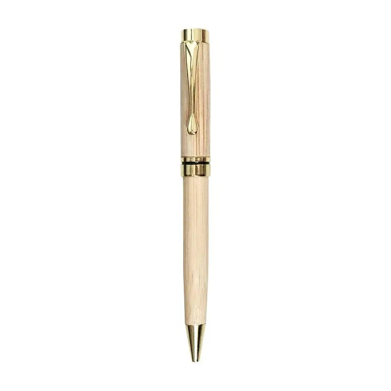 Premium Metal & Sandalwood Rotating Ballpoint Pen + Gift Case