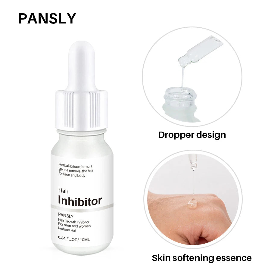 Professional Stop Hair Growth Inhibitor Serum Oil Painless Moisturizing Whitening Removal Non-irritating Skin Care Body Beauty Peaceful Pleasures Health and Wellness