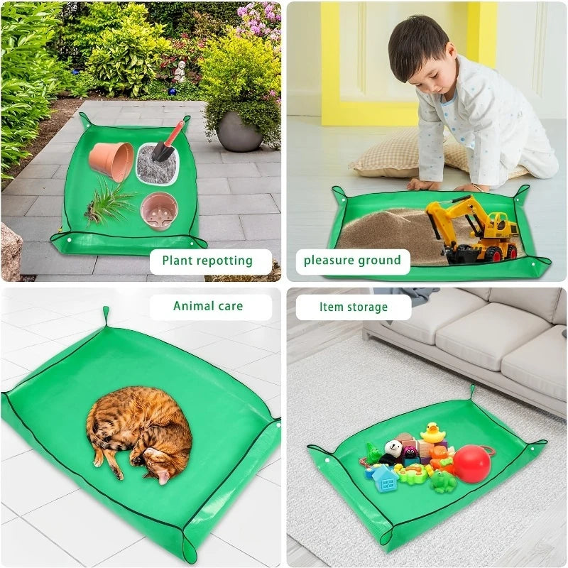 Waterproof Repotting Mat – Potting Tray for Plants & Succulents Plant Repotting Mat Peaceful Pleasures Health and Wellness