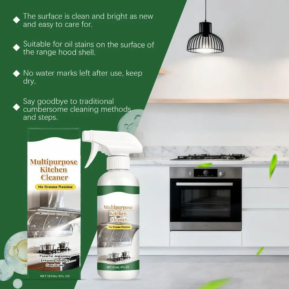 Powerful Kitchen Degreaser Spray – Oven & Grill Grease Remover