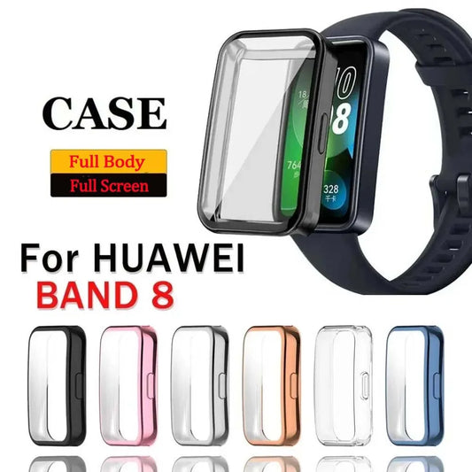 TPU Case & Screen Protector for Huawei Band 8 / 9 / 10 Peaceful Pleasures Health and Wellness