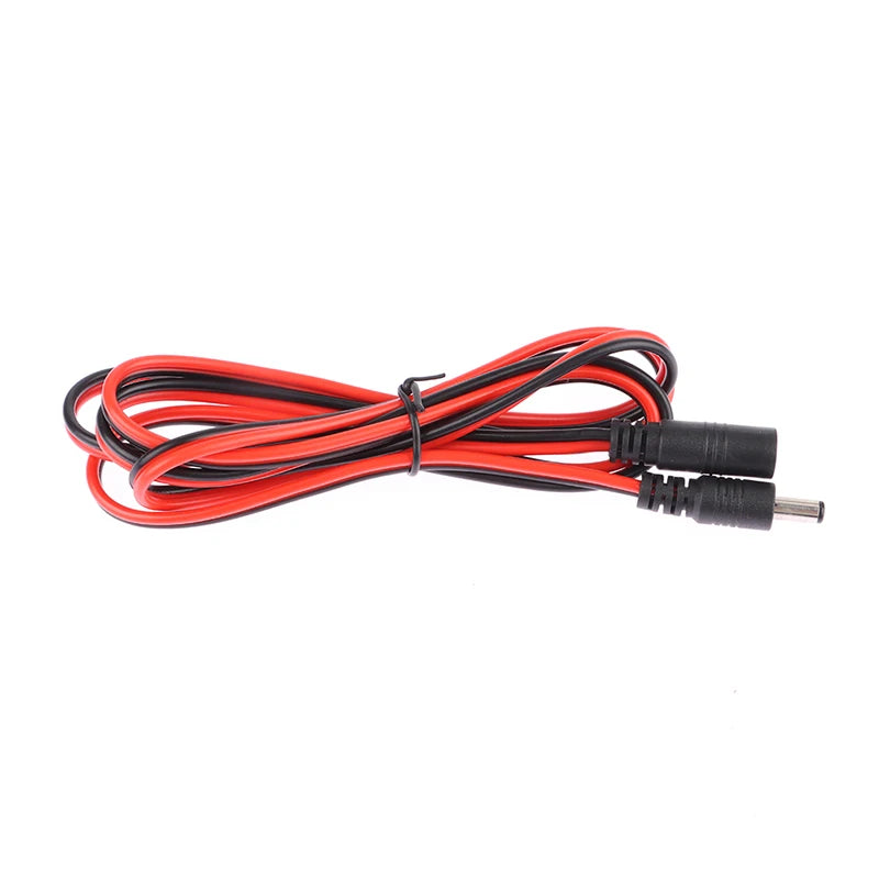 New 16AWG DC Power Plug 5.5 x 2.1mm Female To Male CCTV Adapter Connector Cable 12V 10A 120W Max. Power Extension Cord 1.5m Peaceful Pleasures Health and Wellness