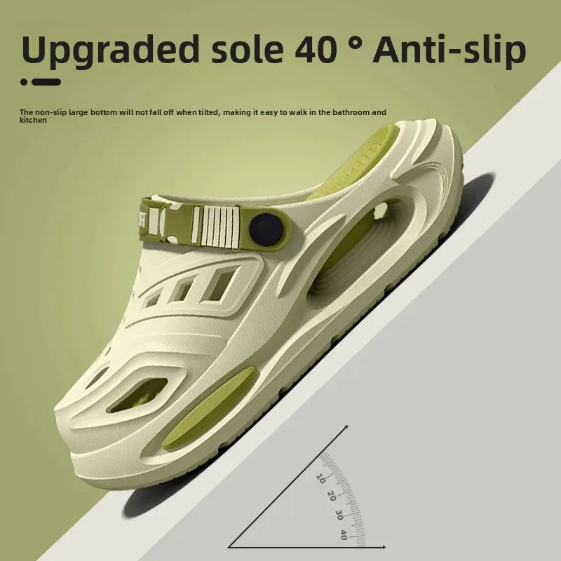 Men's EVA Anti-Slip Clog Sandals | Thick Soft Sole Beach Shoes