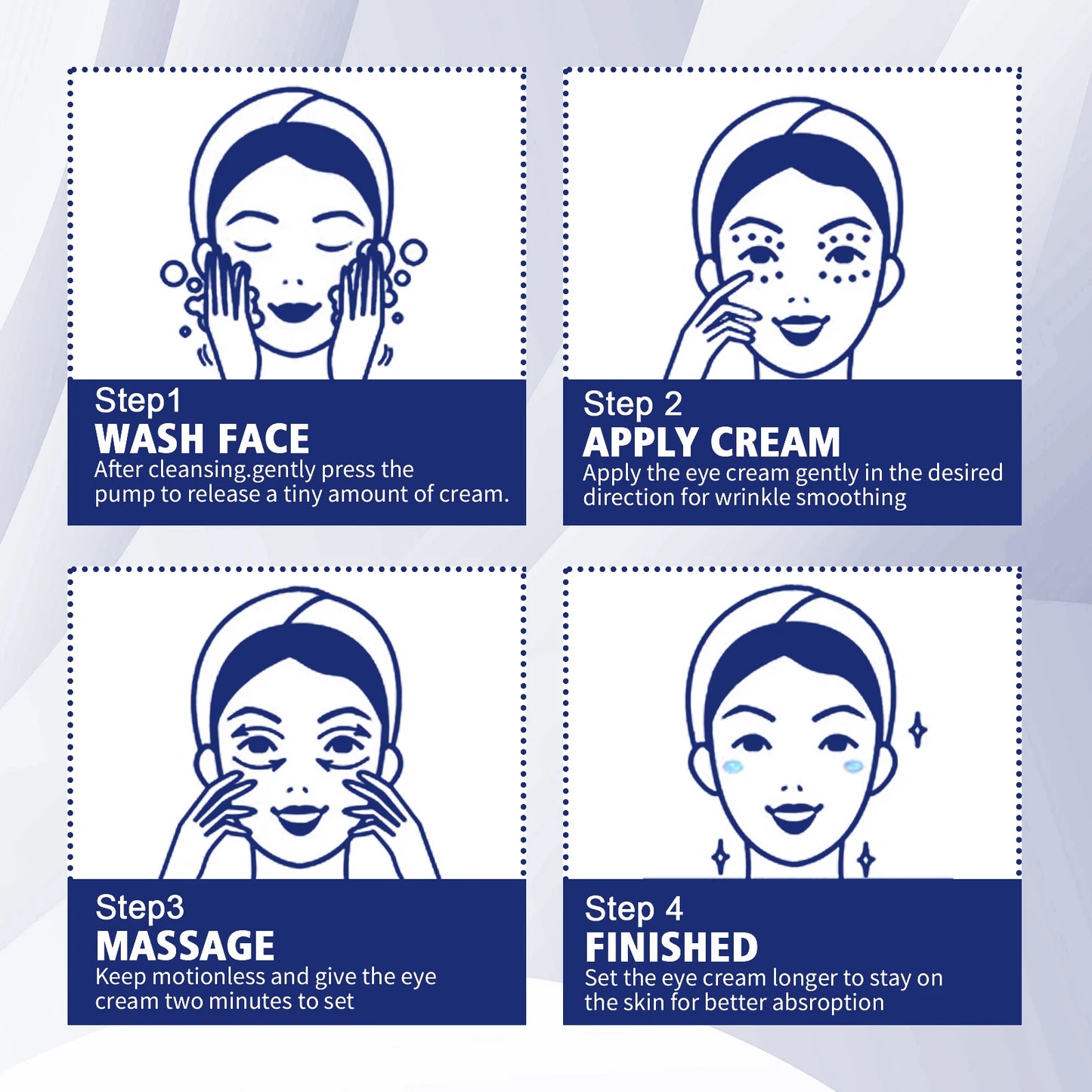 Vitamin C Tightening Eye Cream Promote Collagen Production Inhibit Melanin Reduce Eye Bags Deep Moisturizing Eye Care Lotions Peaceful Pleasures Health and Wellness