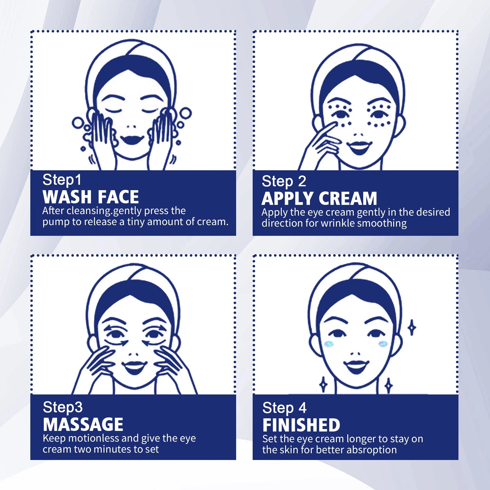 Vitamin C Tightening Eye Cream Promote Collagen Production Inhibit Melanin Reduce Eye Bags Deep Moisturizing Eye Care Lotions Peaceful Pleasures Health and Wellness