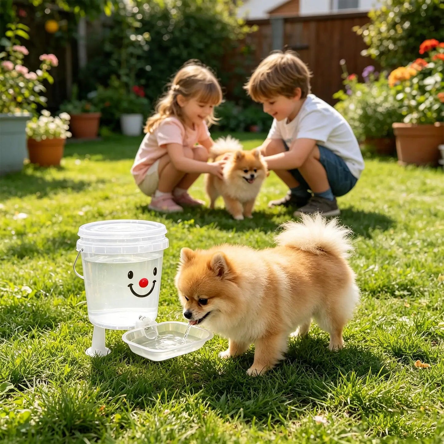 Automatic Pet Water Dispenser – Large Capacity, No Electric