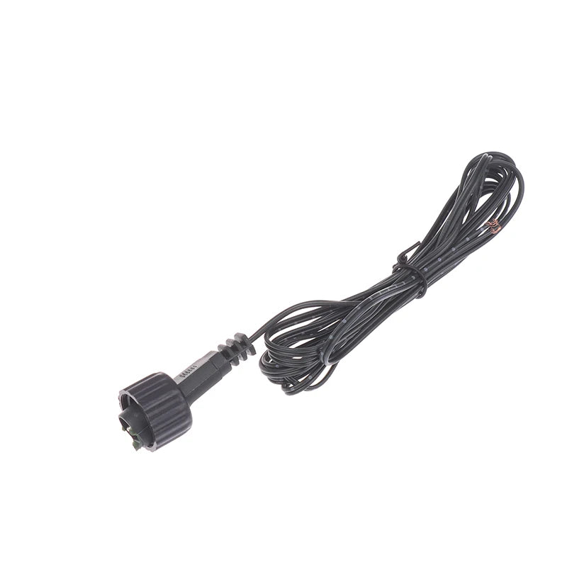 For Solar Panel Extension Cable 2Pin LED Connector Male 2M Black 2Pin Plug Connector Wire Waterproof Extension Cable Peaceful Pleasures Health and Wellness 1pc