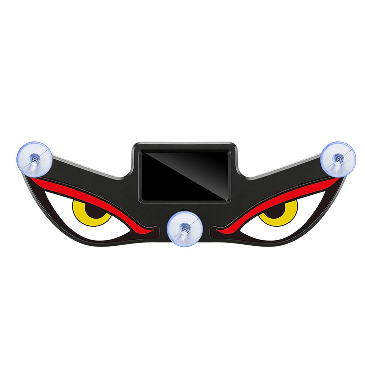 Devil Eye Car LED Light Solar & USB Dual Power Evil Eye Window Decor Light Wireless No Drill for Cars Windshield Rear Window Peaceful Pleasures Health and Wellness Red-Yellow-White