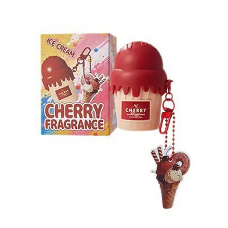 Arabian Gourmet Ice Cream Perfume 50ml Sweet Chocolate Strawberry Cherry Vanilla Perfume Fresh Luxury Unisex Eau De Toilette Peaceful Pleasures Health and Wellness Cherry 50ML