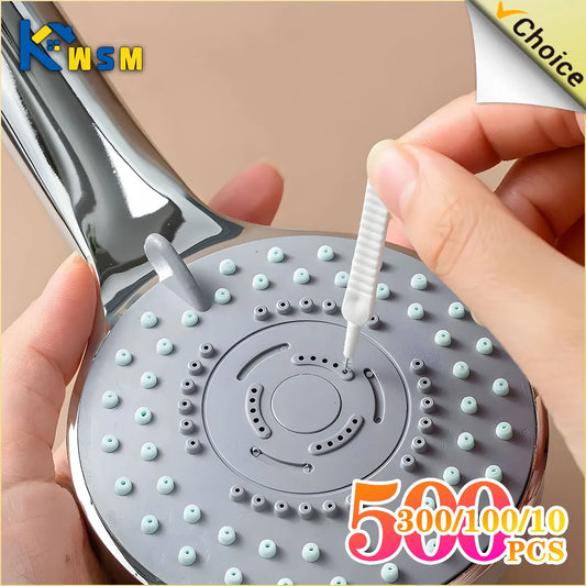 Micro Nylon Shower Nozzle Cleaning Brush Set – 10–500 Pcs Nozzle Cleaning Brush Oasis Select