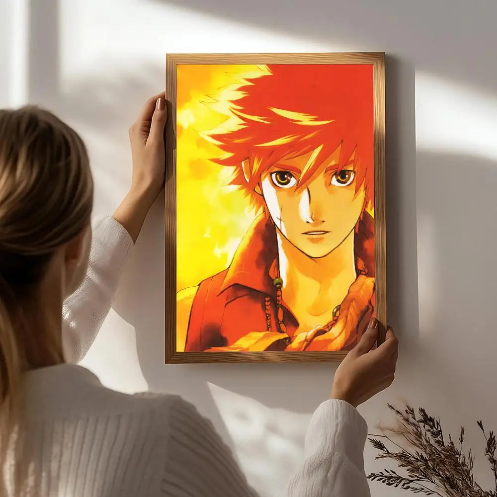 Anime G-Genesis of Aquarion Poster HD Self Adhesive Waterproof Wall Art Ideal for Home Office Dorm Bedroom Great Gift Peaceful Pleasures Health and Wellness White5 40X50cmNoframe