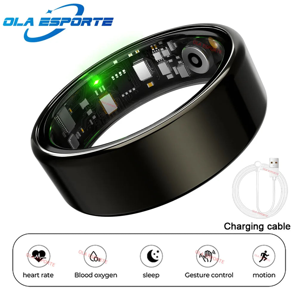 Ola Esporte Smart Ring 2025 | Heart Rate, Sleep & SpO₂ Tracker
