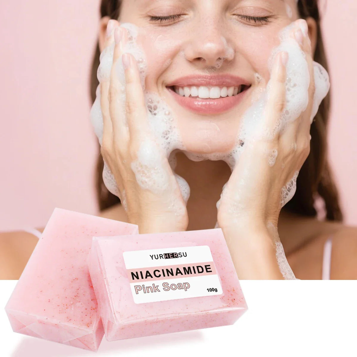 YURHERSU Niacinamide Brightening Soap – Dark Spot & Cleanse